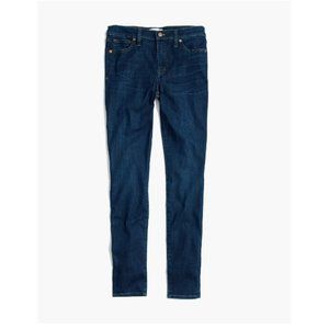 Madewell 9" Mid-Rise Skinny Jeans in Larkspur Wash: TENCEL™ Denim Edition